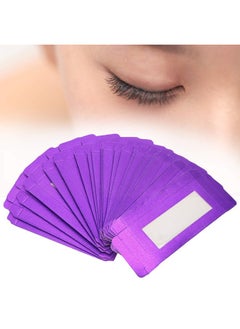 Sonew 20 Pcs Eyelash Packaging Storage Box 5 Colors Empty False Eyelashes Paper Box Organizer For Home Makeup Diy Organizer Case(Purple)  - Image 4