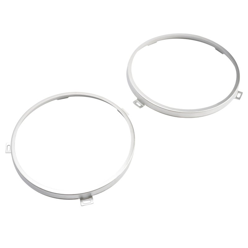 HECASA HECASA 7" Headlight Mount Bracket Ring Compatible with 1997-2006 Jeep Wrangler TJ Retaining Retainer Driver & Passenger Side - Image 2