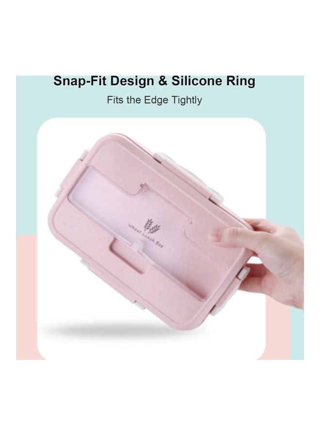 NIBEMINENT Stainless Steel Portable Lunch Box Blue 21.50x7.50x14.50cm - Image 3