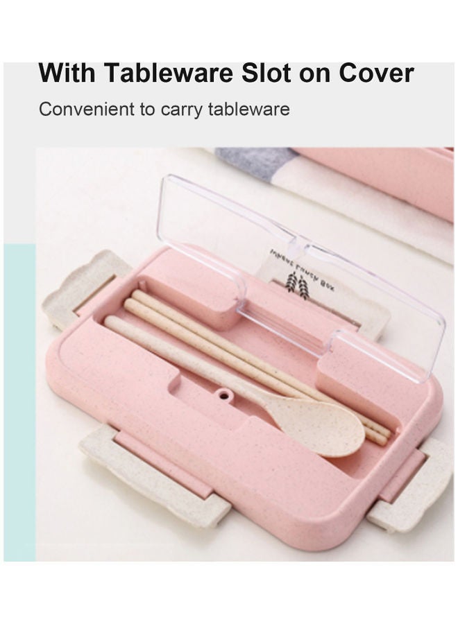 NIBEMINENT Stainless Steel Portable Lunch Box Blue 21.50x7.50x14.50cm - Image 5