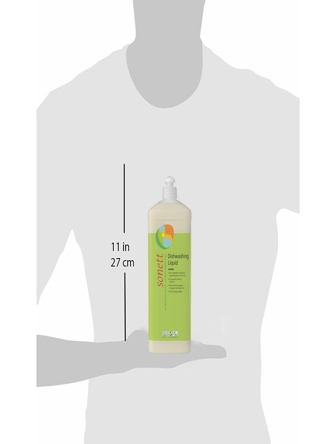 Sonett Organic Dishwashing Liquid Organic 100% Biodegradable (Lemon, 34 Fl.Oz (1 Count)) - Image 3