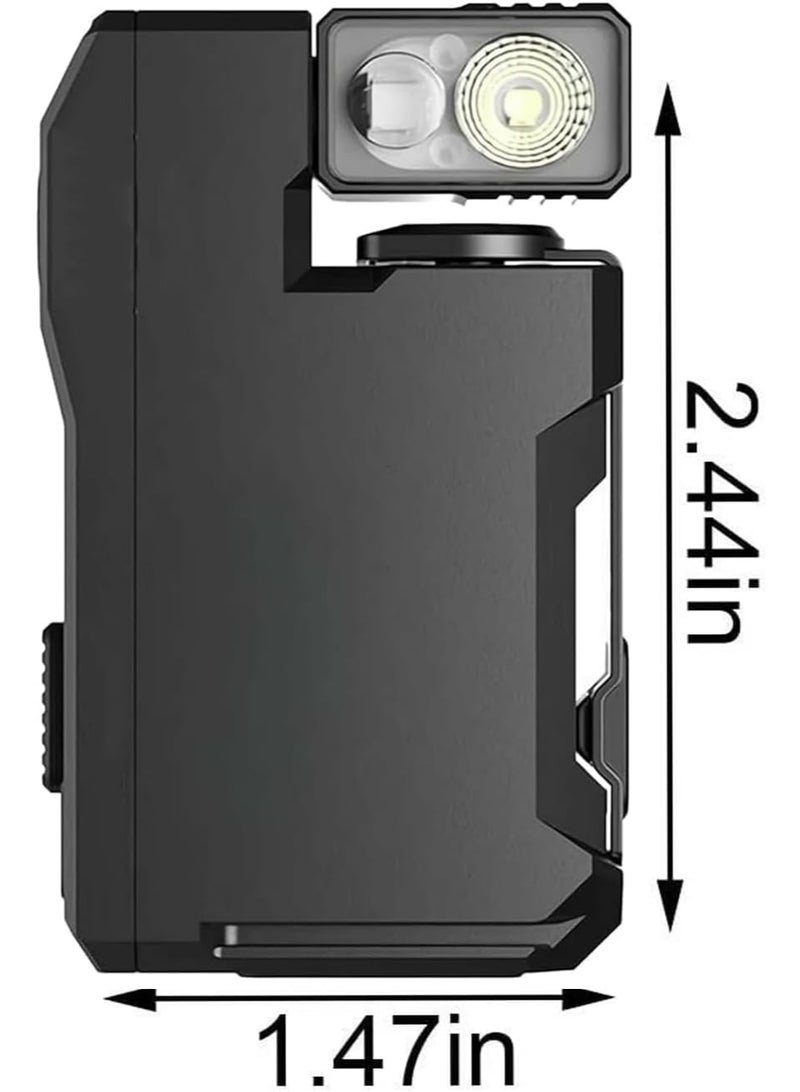 أوشيما G5 قابل للشحن EDC مصباح, 400 لومن, سوبر مشرق 3 أوضاع, قابل للشحن مصباح صغير مع المغناطيس, مصباح IP68 للماء مصابيح مغناطيسية محمولة, مصباح صغير محمولة, الطوارئ والحمل اليومي - Image 2