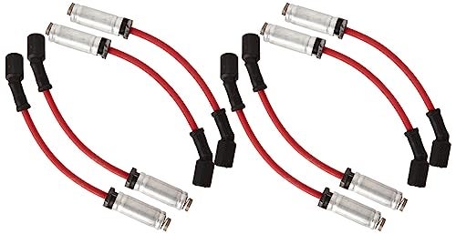 Edelbrock 22716 Ultra Spark 50 Plug Wire Set w/Metal Sleeves 50 ohms of Resistance Per Foot High Performance Ultra Spark 50 Plug Wire Set, Black - Image 2