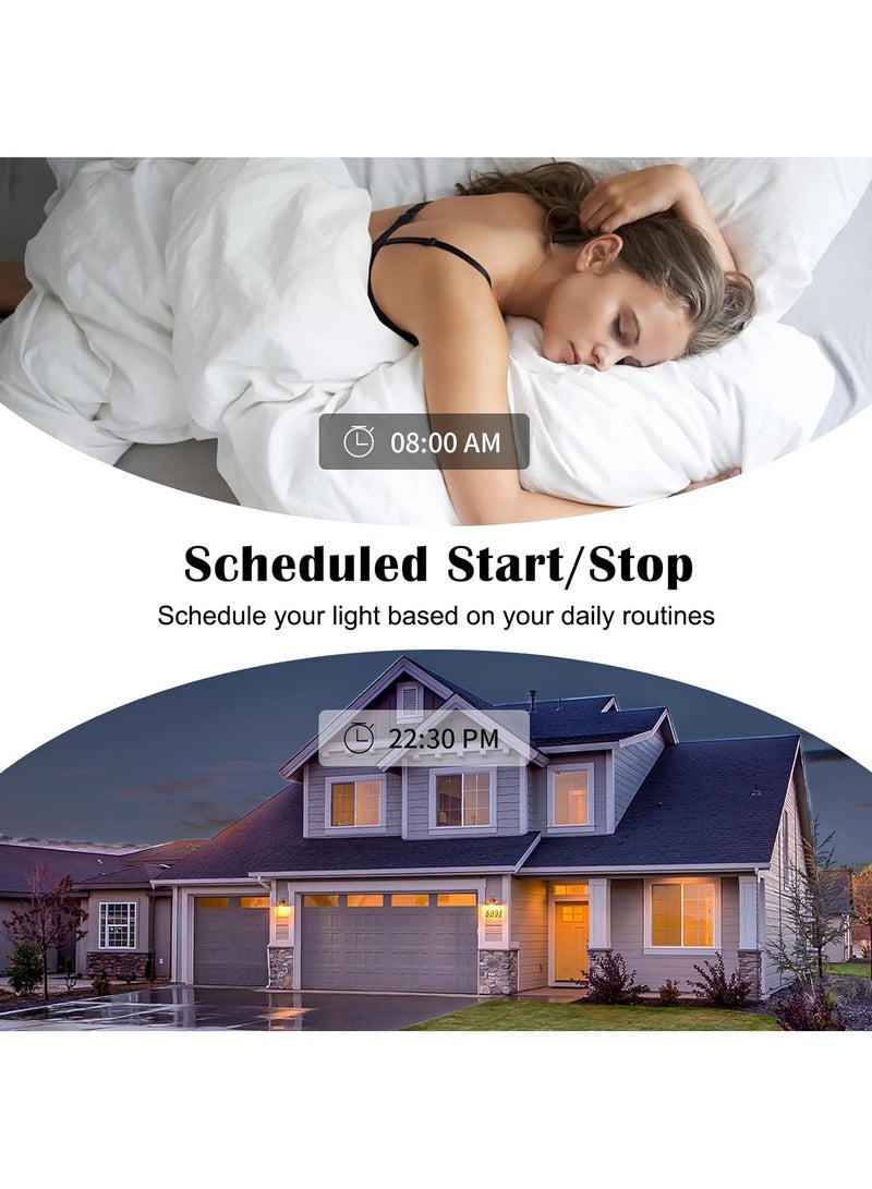 wifi smart switch module,Mini Smart Relay Switch,16A Universal Breaker Timer Switch Works with Alexa,Voice Control,Timer Function (2 pack)