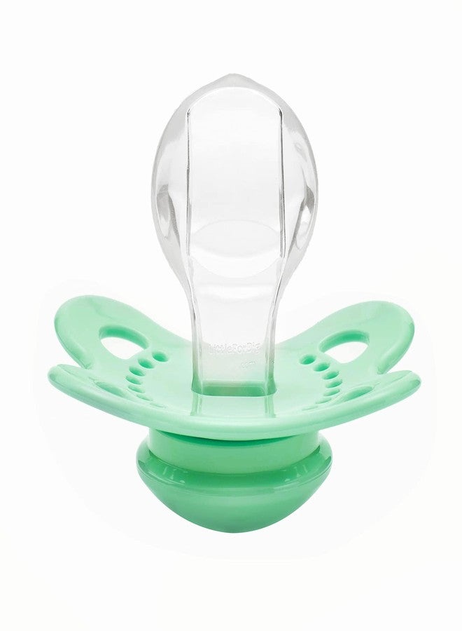 LittleForBig Bigshield Generation-3 Single Big Sized Pacifier Green - Image 2