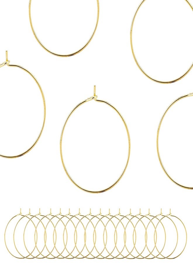 بينوفا مجموعة حلقات زينة أكواب النبيذ من BEADNOVA، 120 قطعة، مطلية بالذهب، 25 مم، حلقات زينة أكواب النبيذ، هدية مثالية لحفلات أعياد الميلاد وحفلات الزفاف والمناسبات الأخرى. - Image 1