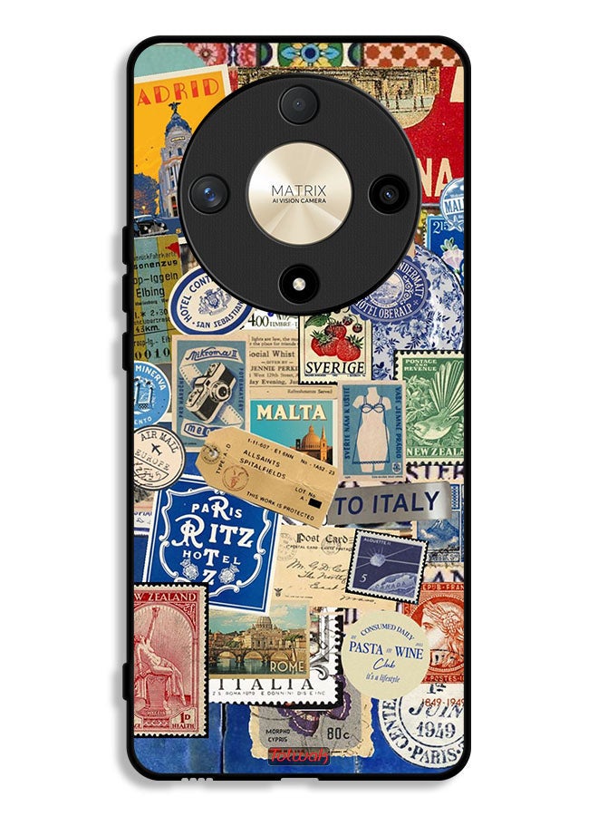 Tolwak Honor X9b Protective Case Cover Stickers Of Different Cities - Image 1