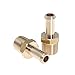 TUELETFU Fuel Hose Fitting Adapter Replaces 65380 Fuel Line Fittings for Holley 1228911 and 350 SBC Fuel Pump for Holley 12803 Bypass Pressure Regulator for Ford Mustang 289 38 Inch NPT to 38 Inch Barb - Image 2