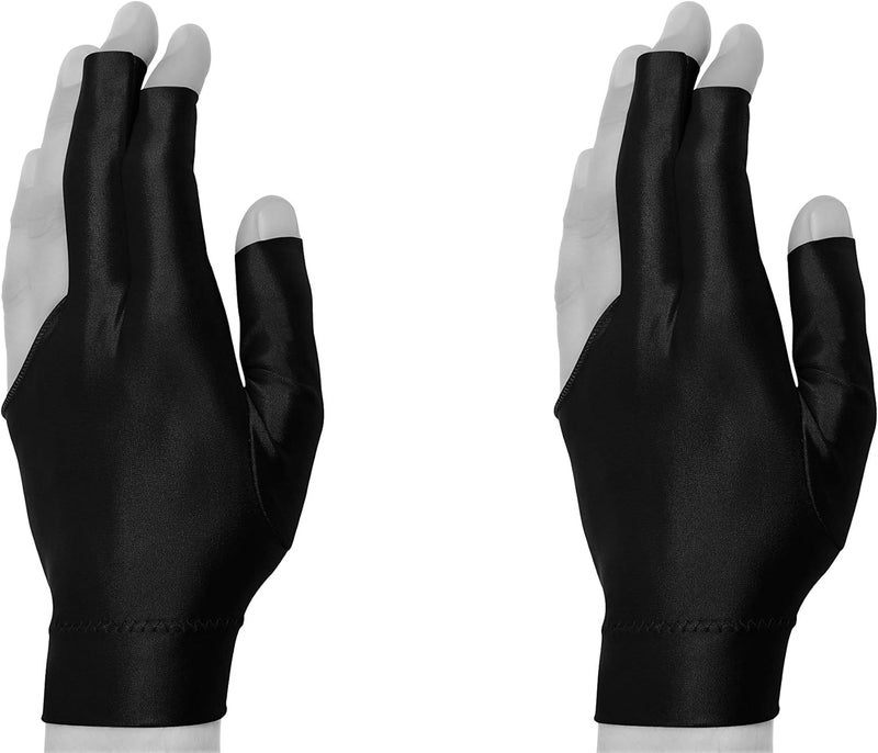 Quality gloves Billiard Quality Pool Cue Billiard Glove - Fits Either Hand - One Size fits All - Choose Your Color - Image 2