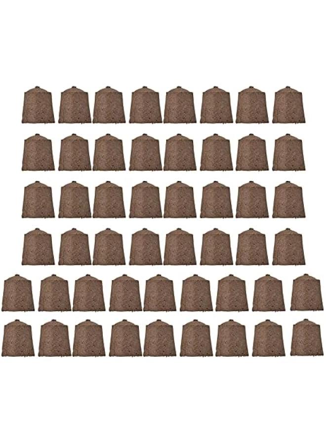 Generic 50 Pack Grow Sponges, Seed Pods Replacement Root Growth Sponges, Seed Starter Plugs Growth Plugs for Seed Starting, Hydroponic and Soil Applications - Image 1