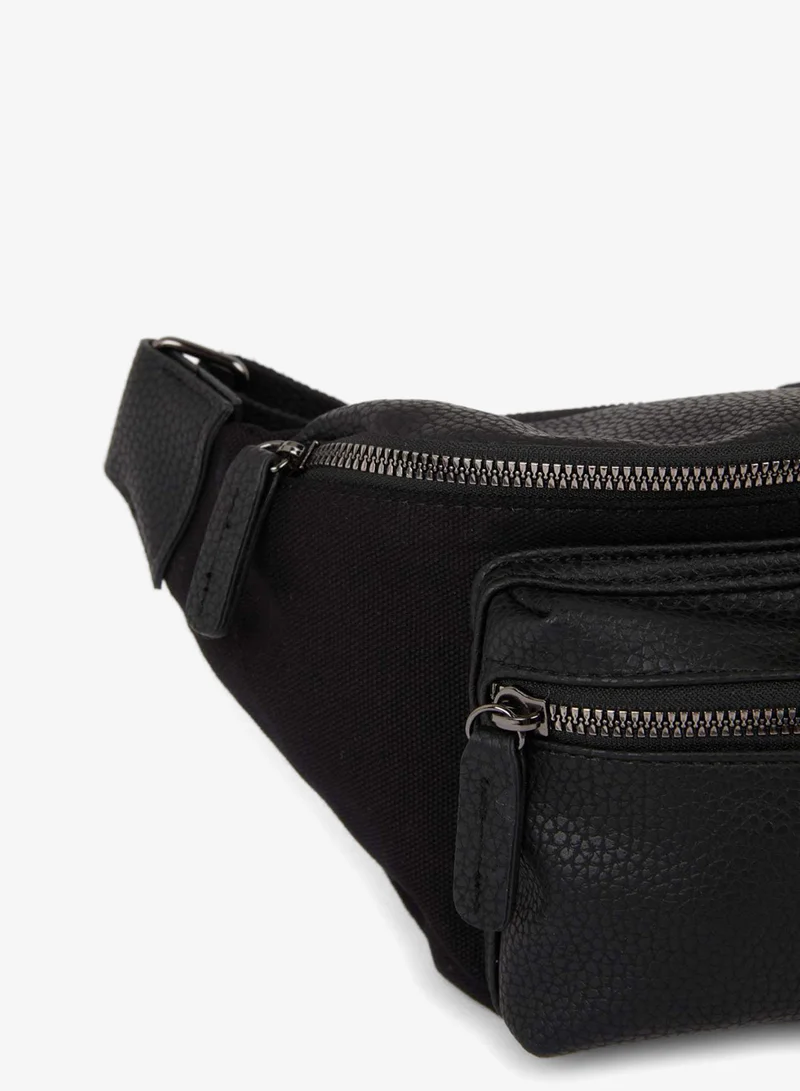 Defacto  Man Canvas Waist Bag for Men | Best Price UAE