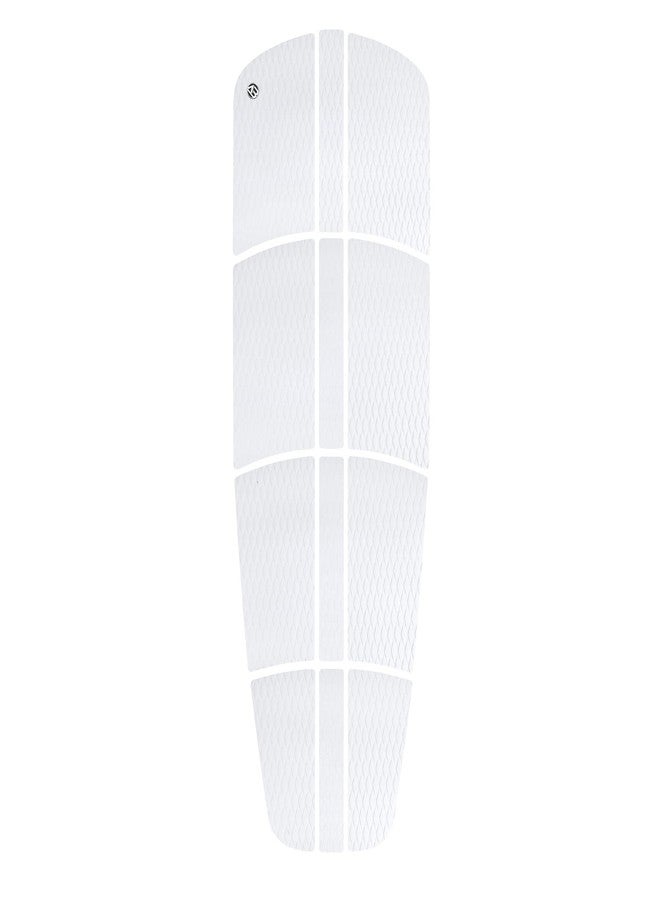 AQUBONA SUP Deck Traction Pad 12 Piece Tail Pads for Stand Up Paddleboard Longboard Surfboard Premium Performance EVA (White) - Image 1