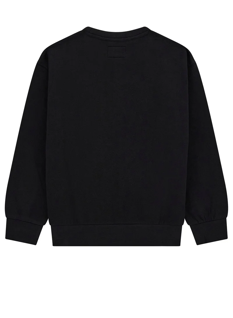 GUESS Kids Graphic Crew Neck Sweatshirt