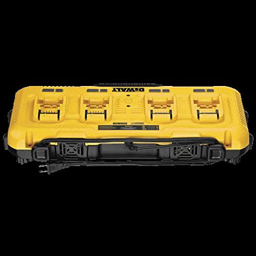 DEWALT 20V MAX* Charger, 4-Port, Rapid Charge (DCB104) , Black/Yellow - Image 4