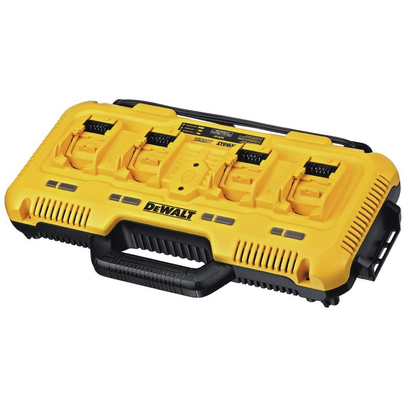 DEWALT 20V MAX* Charger, 4-Port, Rapid Charge (DCB104) , Black/Yellow - Image 3