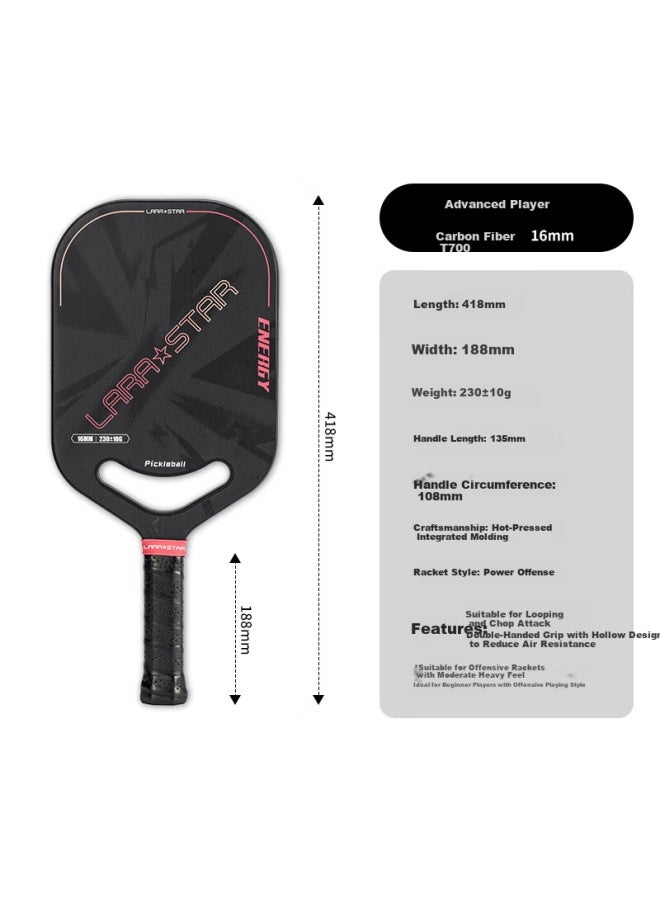 LAURASTAR Laura Star Pickleball Paddle Indoor Outdoor Fiberglass Carbon Fiber Beginner Advanced Compeion Kafra Single Pack - Image 1