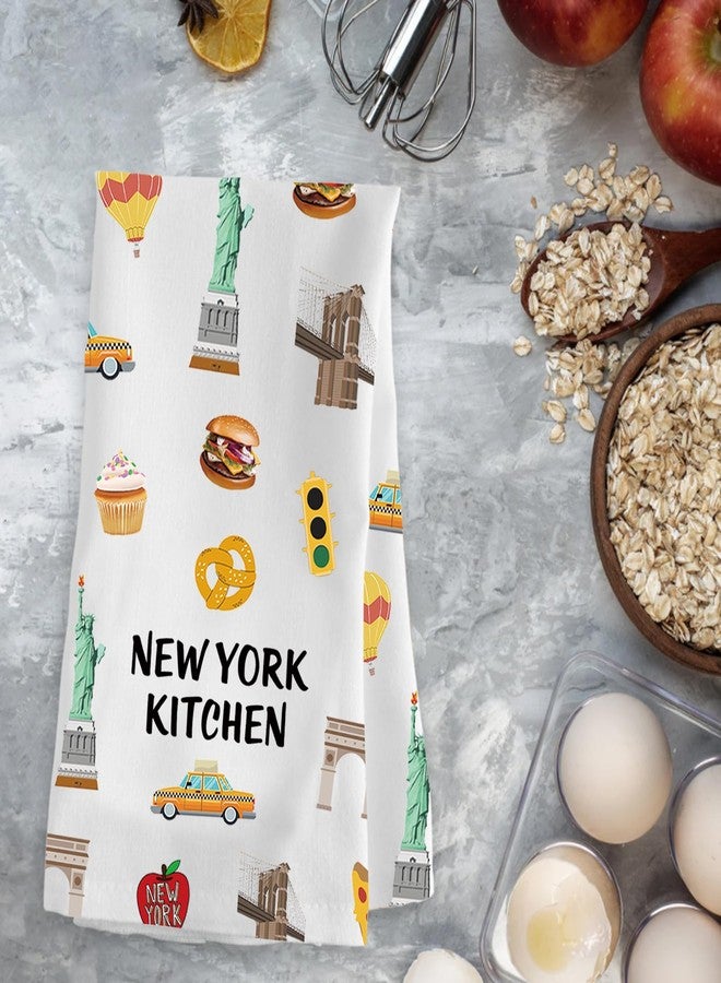 PXTIDY New York City Kitchen Towel - New York Themed Gift - NYC Souvenir Tea Dish Towel (New York Kitchen Towel) - Image 4