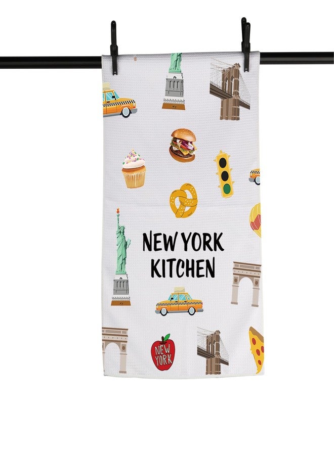 PXTIDY New York City Kitchen Towel - New York Themed Gift - NYC Souvenir Tea Dish Towel (New York Kitchen Towel) - Image 5