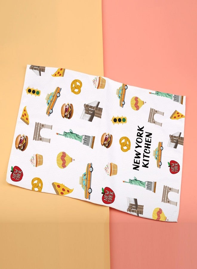 PXTIDY New York City Kitchen Towel - New York Themed Gift - NYC Souvenir Tea Dish Towel (New York Kitchen Towel) - Image 3