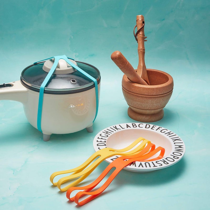 Outus 9 Inch H-Band Silicone Rubber Bands Assorted Color Elastic Rubber Wrapping Bands for Books, Cameras, Art, Cooking, Wrapping, Exercise, Bag Wraps (Multicolour,20) - Image 5