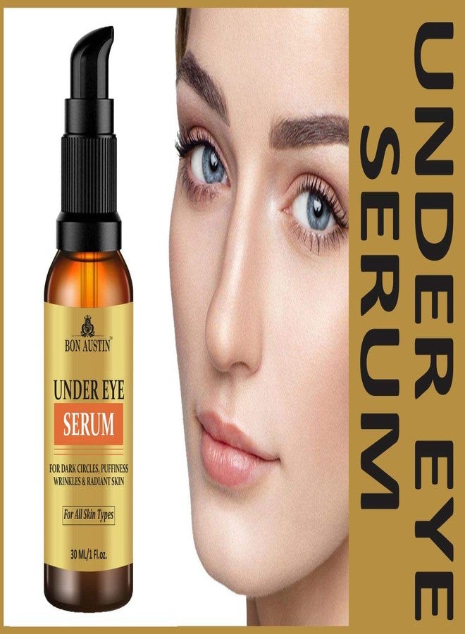 Bon Austin Premium Skin Brightening Under Eye Serum Enriched with Vitamin C, B3 & E with Anti Wrinkle Benefits Combo pack of 3 Bottles of 30 ml(90 ml) - Image 3