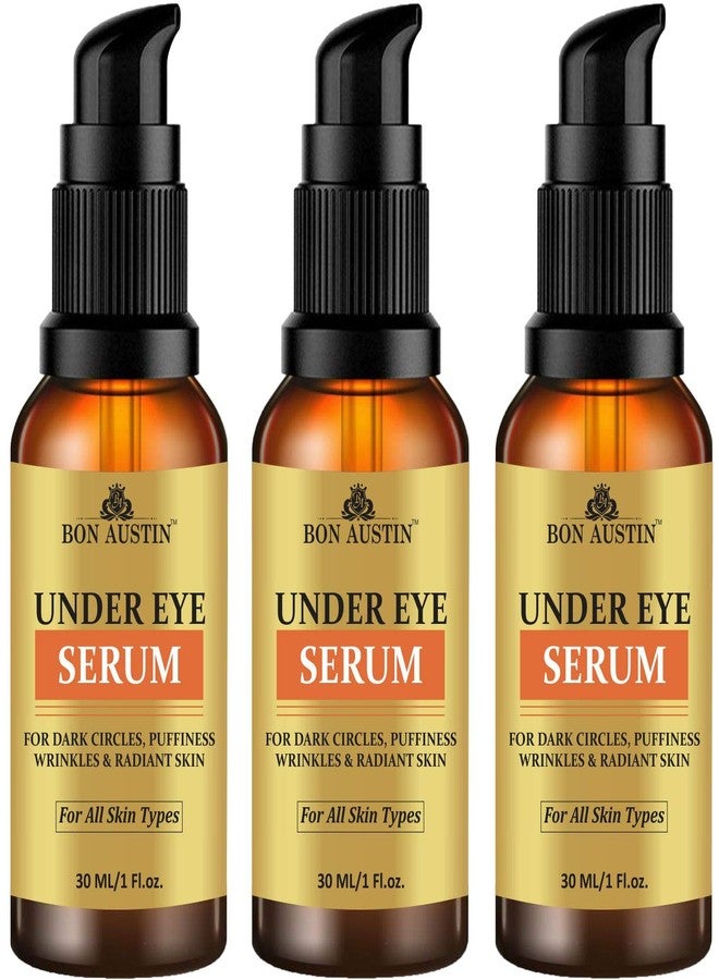 Bon Austin Premium Skin Brightening Under Eye Serum Enriched with Vitamin C, B3 & E with Anti Wrinkle Benefits Combo pack of 3 Bottles of 30 ml(90 ml) - Image 2