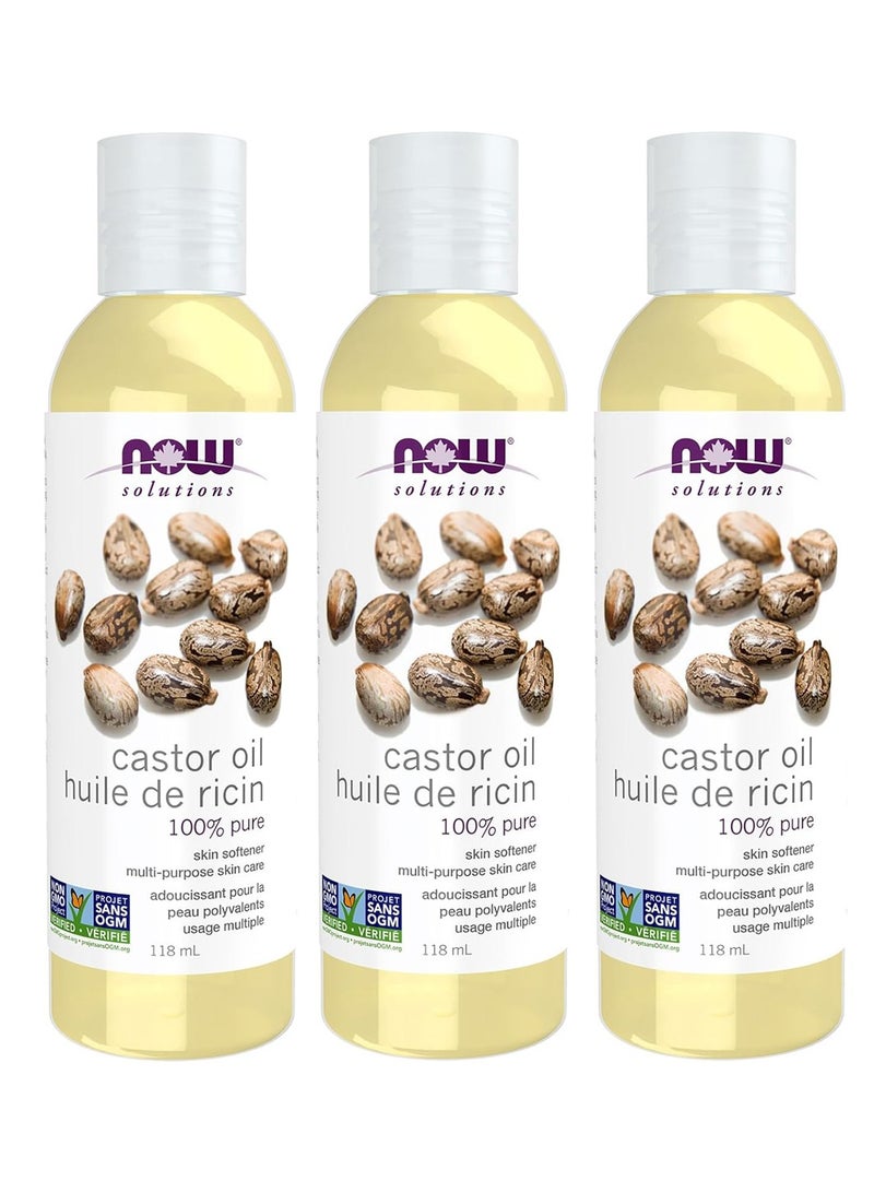 now Skin Care Castor Oil 118ml (Pack of 3) - Image 1