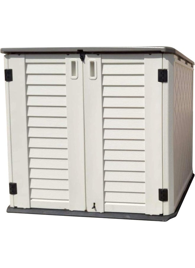 Cameltough - CamelTough Outdoor Storage Cabinet, Heavy Duty, 772 Litres, 5-Year Limited Warranty, Horizontal Shed (Without shelves) - Image 1