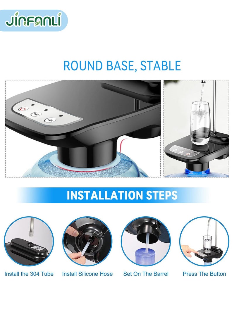 JINFANLI 5 Gallon Drinking Water Dispenser Pump, Automatic Electric Drinking Water Bottle Pump for 1-5 Gallon Water Jugs - Image 5