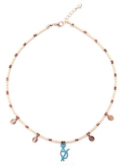 Alwan Crystal Necklace with a Cat Pendant  - Image 2