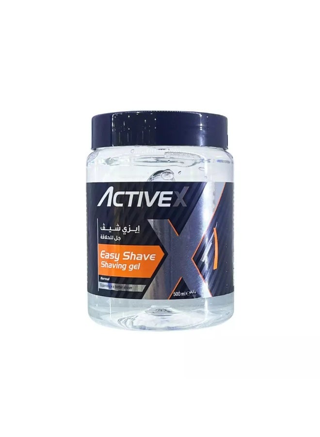 Activex Easy Shave Shaving Gel For Normal Skin- 500ml