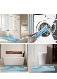 Shower Mat, Non Slip Bathtub Mat Extra Long 35.4x15.7 Inch, Anti Slip Bath Tub Mat with Suction Cups Thickened Bathroom Floor Stall Matt,Eco-Friendly TPE, DIY Tailoring, Blue, 1 Pcs - pzsku/Z7971CAA5E8923301D9A6Z/45/_/1721131659/dda9b4fe-2a80-4338-9e75-9bcebabe0e14