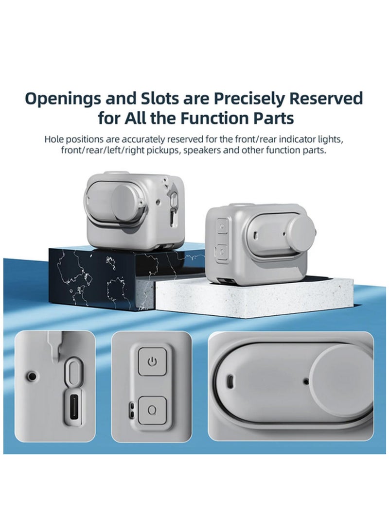 Silicone Protective Case for Insta360 GO 3 - Durable Silicone Body Cover and Action Shell Accessories for Insta360 GO 3 Camera - Image 3