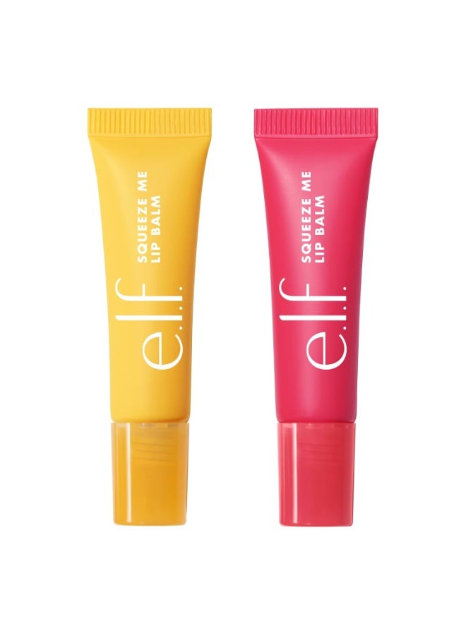 إلف e.l.f. Cosmetics Squeeze Me More - ثنائي بلسم الشفاه، (عبوتان)، شفاف 2 × 6 غرام - Image 2