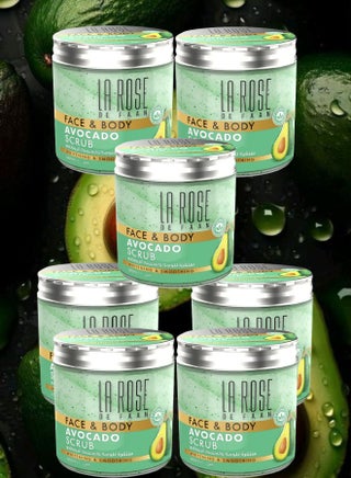 7 Pieces La Rose De Faan Face And Body Avocado Scrub Whitening And Smoothing 500ml - pzsku/Z797223EC8EF02715C79BZ/45/_/1722434389/86940226-6647-4158-a9eb-9a3a2ef50dad