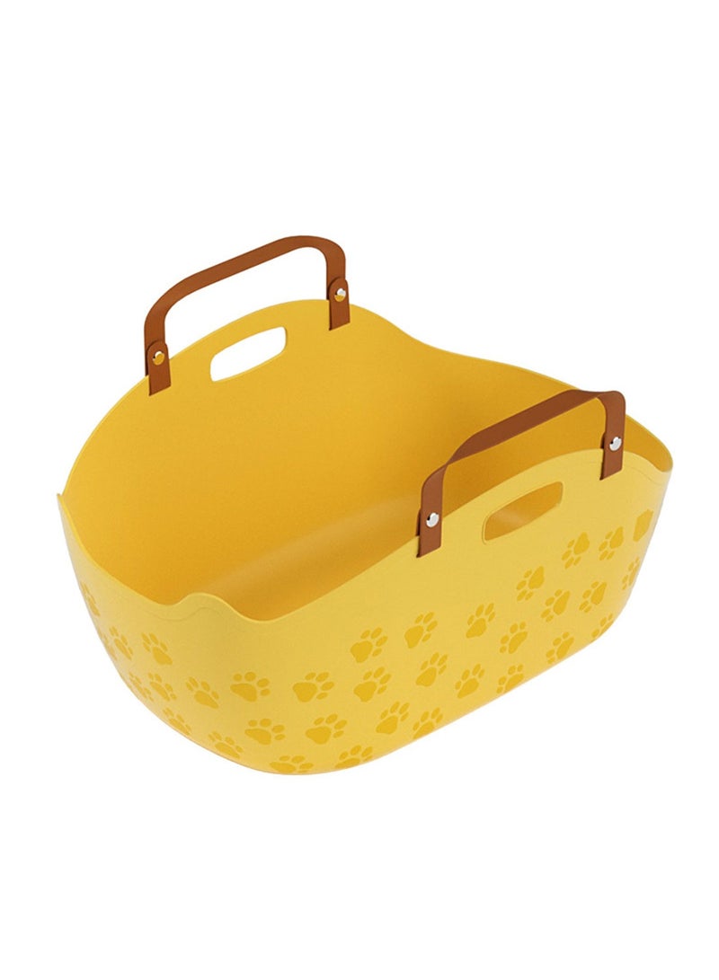 Kidle Portable Cat Litter Box Travel Litter Box Cat Toilet for Cat Travel Easy to Carry, Easy to Use - Image 1