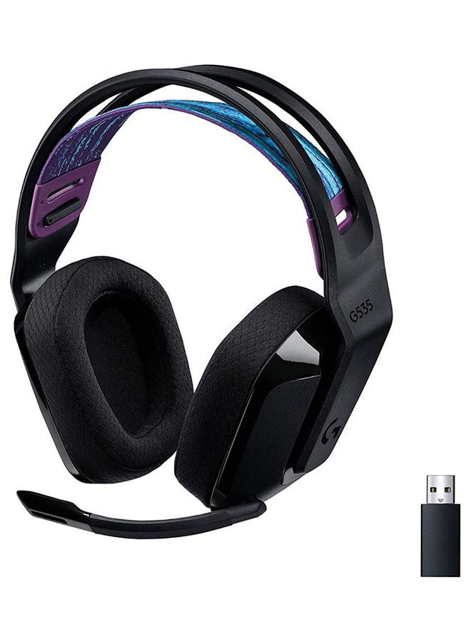 Logitech G535 Lightspeed Wireless Gaming Headset - Black - Image 1