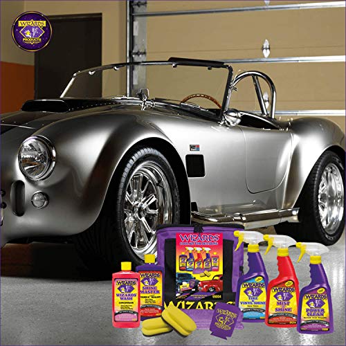 Wizards Car Detailing Kit - Premium and Comprehensive Car Cleaning Kit - 7 Piece Car Detail Kit with Mist n Shine, Tire and Vinyl Shine, Wash, Shine Master - Great Car Cleaning Gift Set - Image 2