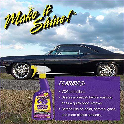 Wizards Car Detailing Kit - Premium and Comprehensive Car Cleaning Kit - 7 Piece Car Detail Kit with Mist n Shine, Tire and Vinyl Shine, Wash, Shine Master - Great Car Cleaning Gift Set - Image 3