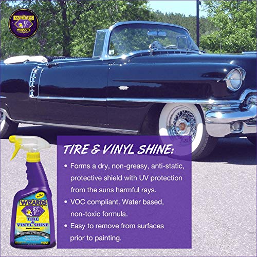 Wizards Car Detailing Kit - Premium and Comprehensive Car Cleaning Kit - 7 Piece Car Detail Kit with Mist n Shine, Tire and Vinyl Shine, Wash, Shine Master - Great Car Cleaning Gift Set - Image 5
