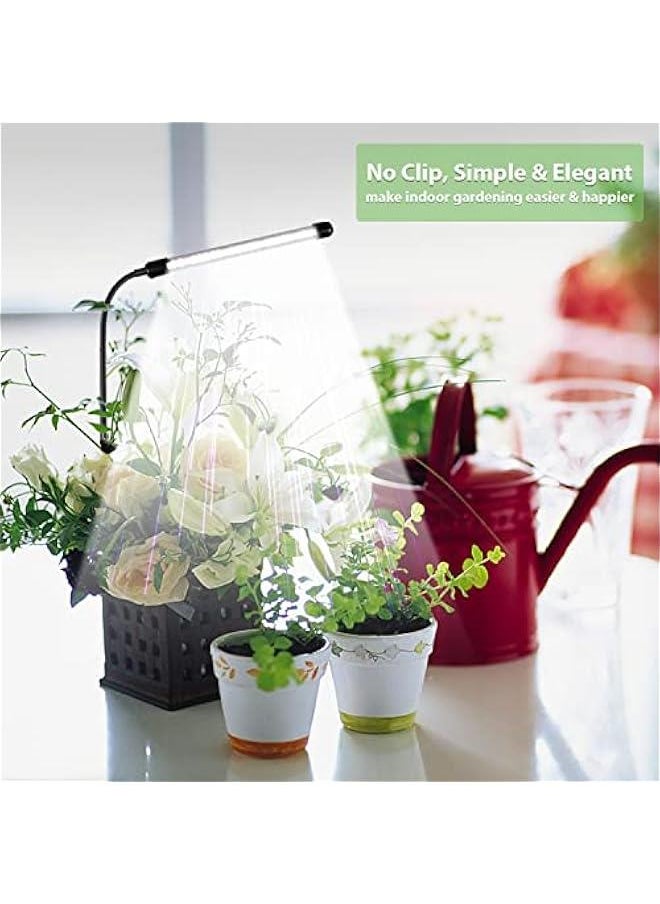Arabest - Indoor Plant Growing Lamp with Full Spectrum Light, Adjustable Gooseneck Design for Small Plant Growth, Automatic Timer & Brightness Control, Single Pack - Image 1