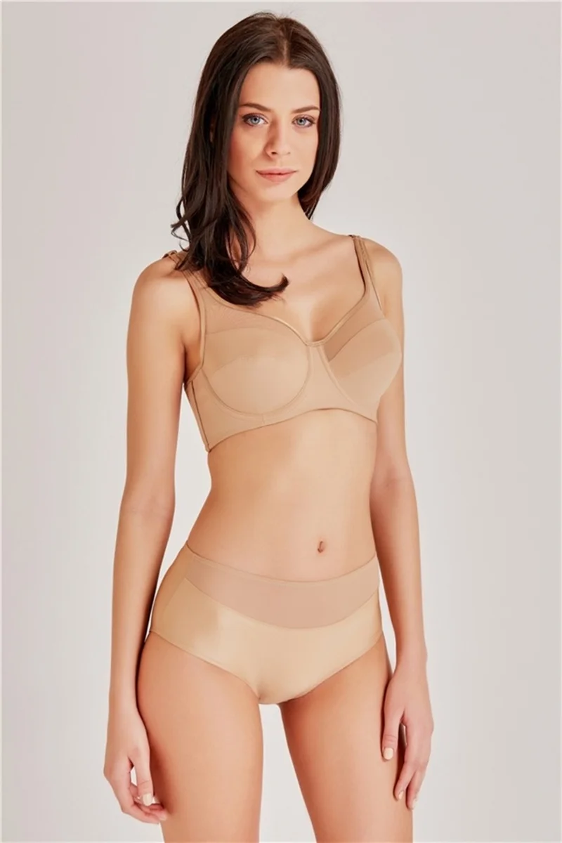 ماجيك فورم 3983 - Non-Sponge Plain Fabric Minimizer Bra