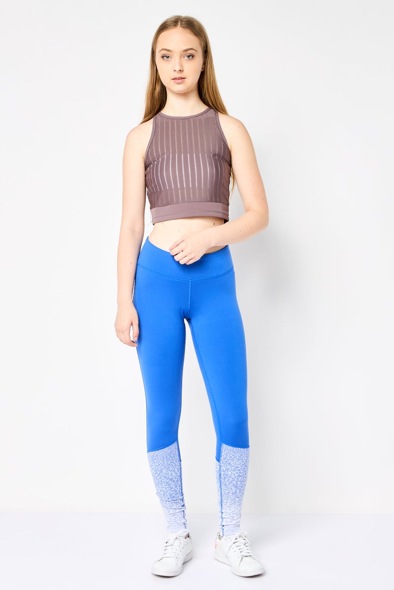 Reebok Women CrossFit Training Leggings, Blue - Image 2