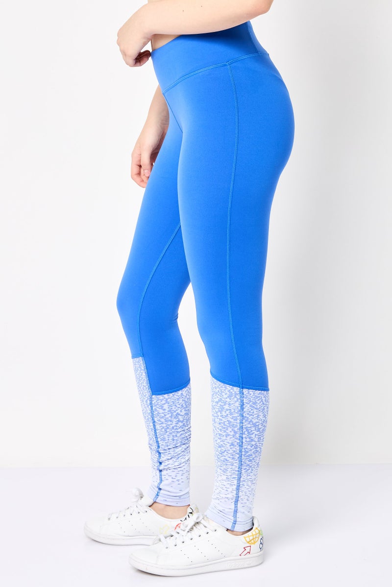 Reebok Women CrossFit Training Leggings, Blue - Image 3