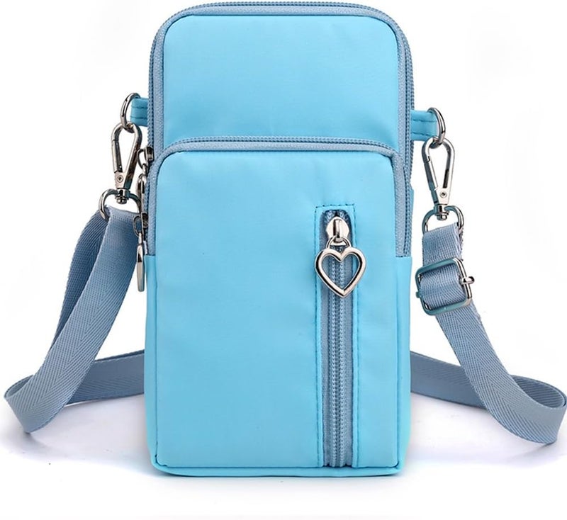 JANKS Small Crossbody Bag for Women - Mini Phone Purses with Crossbody Strap and Wallet - Nylon Arm Bag - Image 1