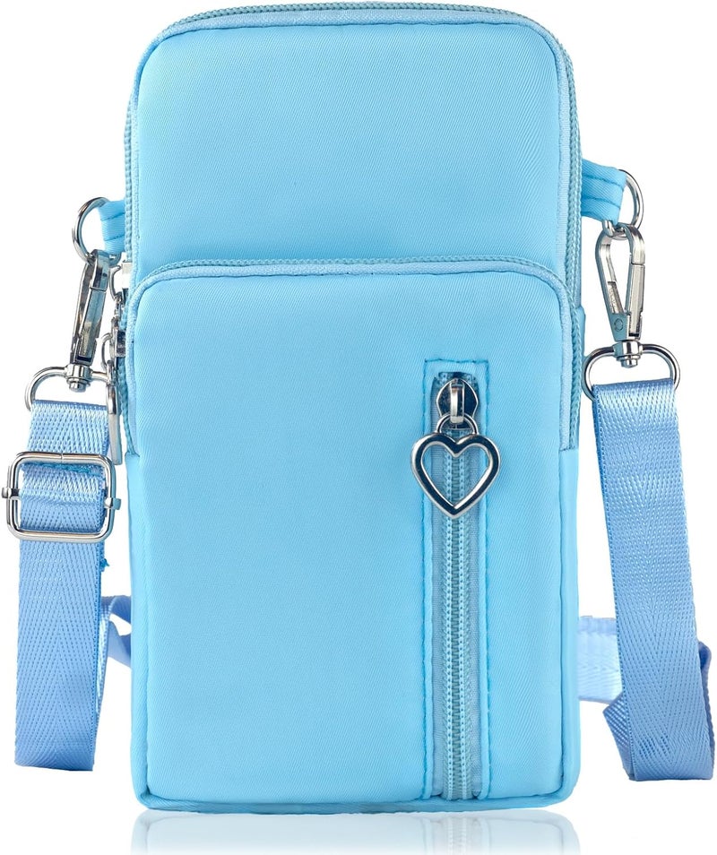 JANKS Small Crossbody Bag for Women - Mini Phone Purses with Crossbody Strap and Wallet - Nylon Arm Bag - Image 2