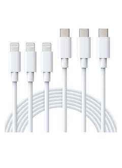 USB C to Lightning Cable MFi Certified 3Pack 6FT Fast iPhone 13 Charger Cable - Lightning to Type C Cable Compatible with iPhone 13 12 Pro 11 Max XS XR 8 Plus SE 2020 iPad Pro AirPods Pro