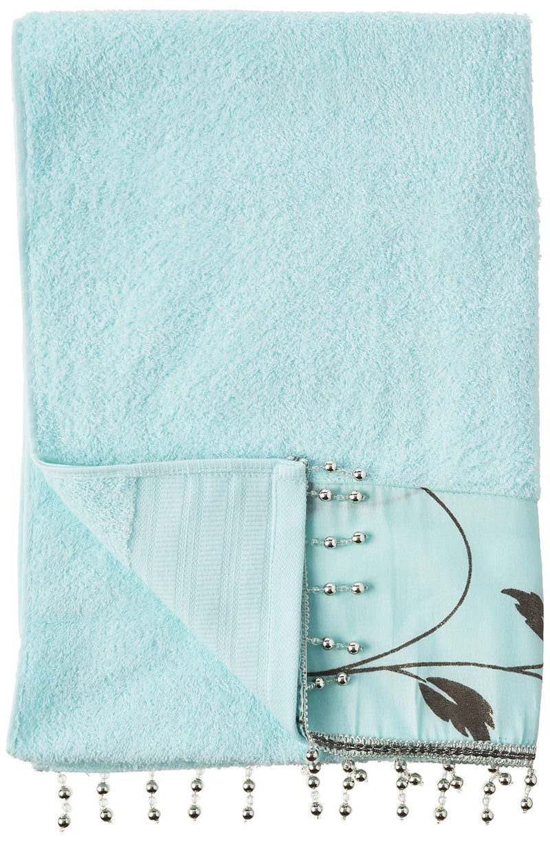 Popular Bath 705966 Bath Towels, Avantie Collection, 3-Piece Set, Aqua - Image 2