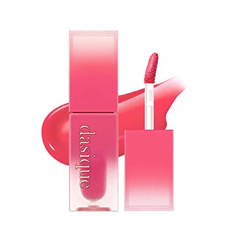 dasique Juicy Dewy Tint 07 Cherry Soda 012 oz  Light Application with moisture  Longwearing Glossy Lip Stain Nonsticky  Vegan Crueltyfree  Kbeauty