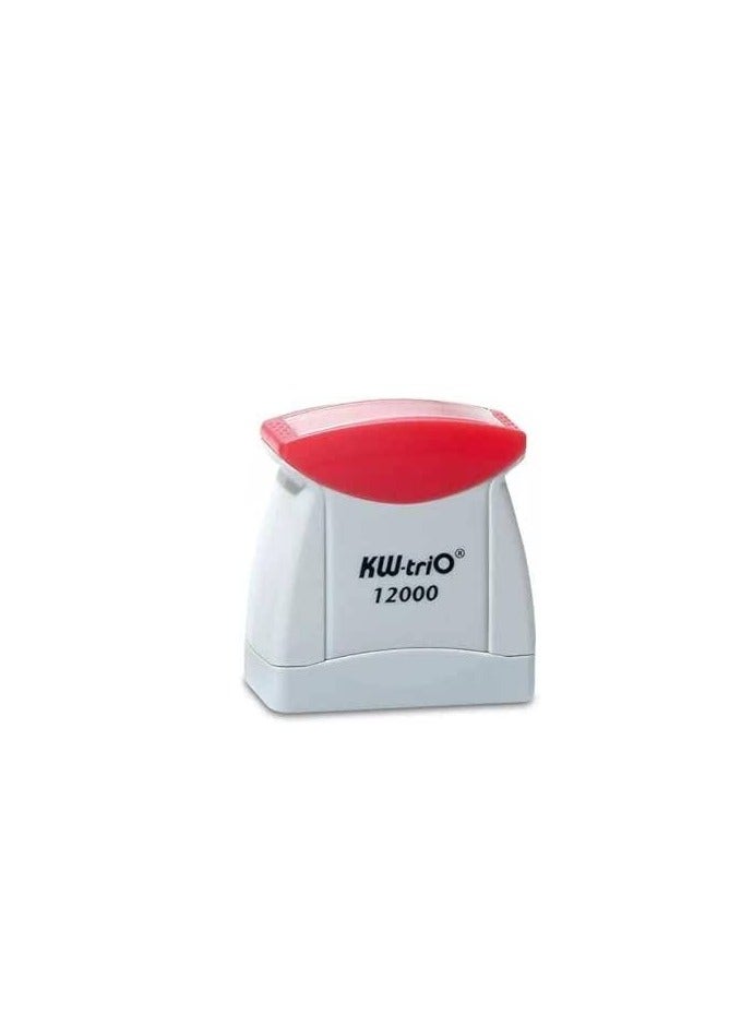 KWTrio Paid Self Inking Rubber Stamp Red Ink - Image 2